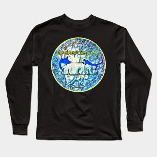 The spearfishing in the sea Long Sleeve T-Shirt